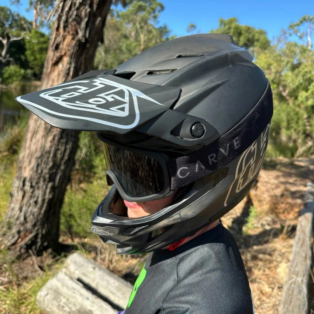 Shred MTB Goggle - Matte Black Frame Grey Lens