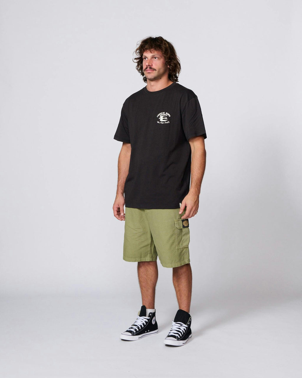 Wax and Resin Tee - Vintage Black