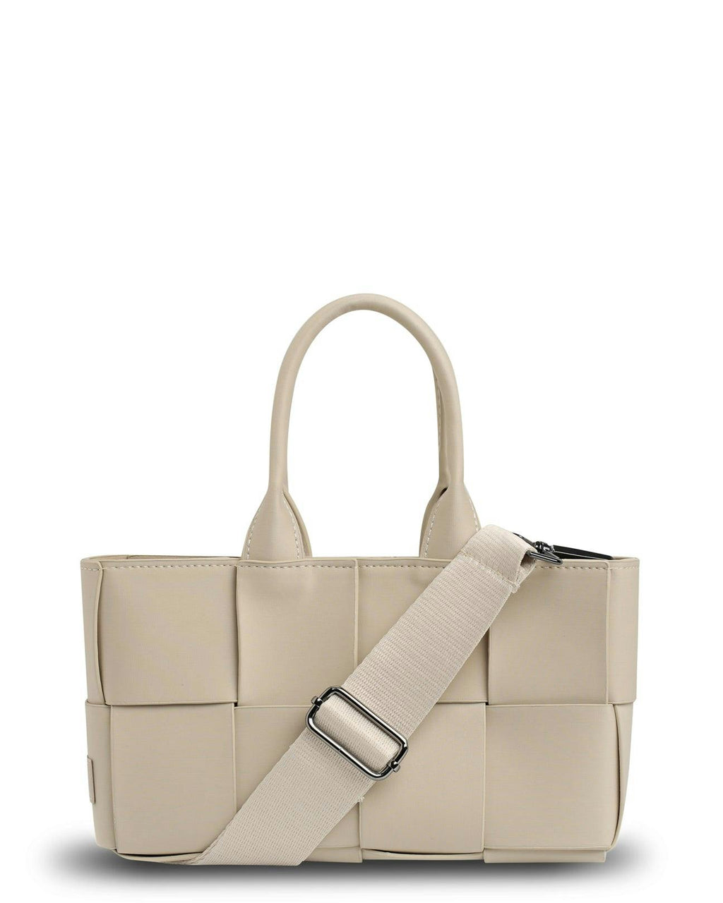 Prene | The Martini Bag (BUFF BEIGE) Woven Neoprene Mini Tote/Crossbody Bag