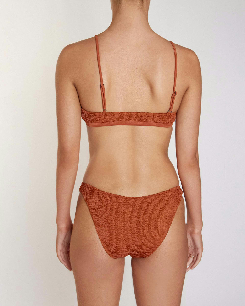 THE CROP TOP - CRIMPED BRONZE