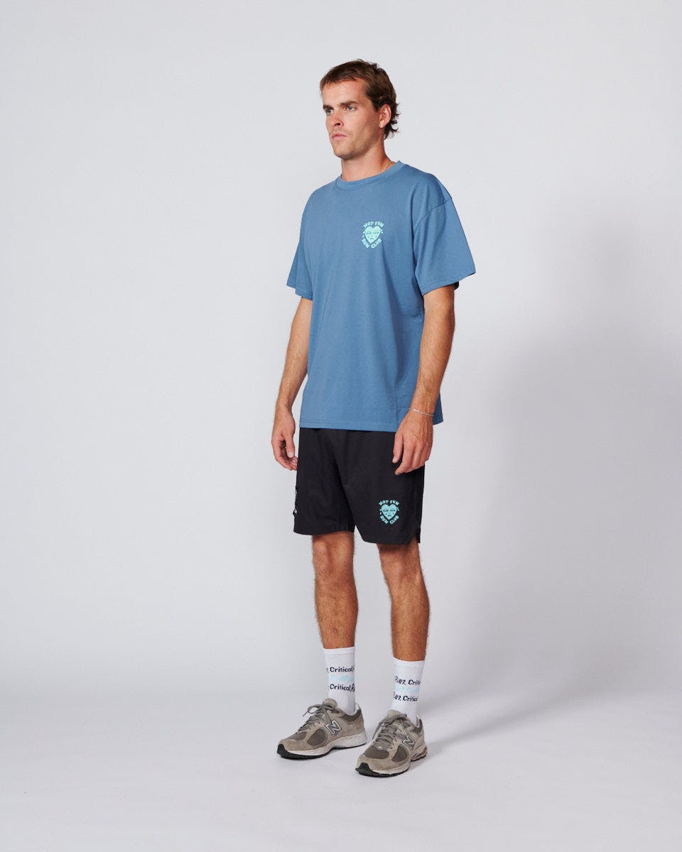 Run Club Heart Tee - Blue