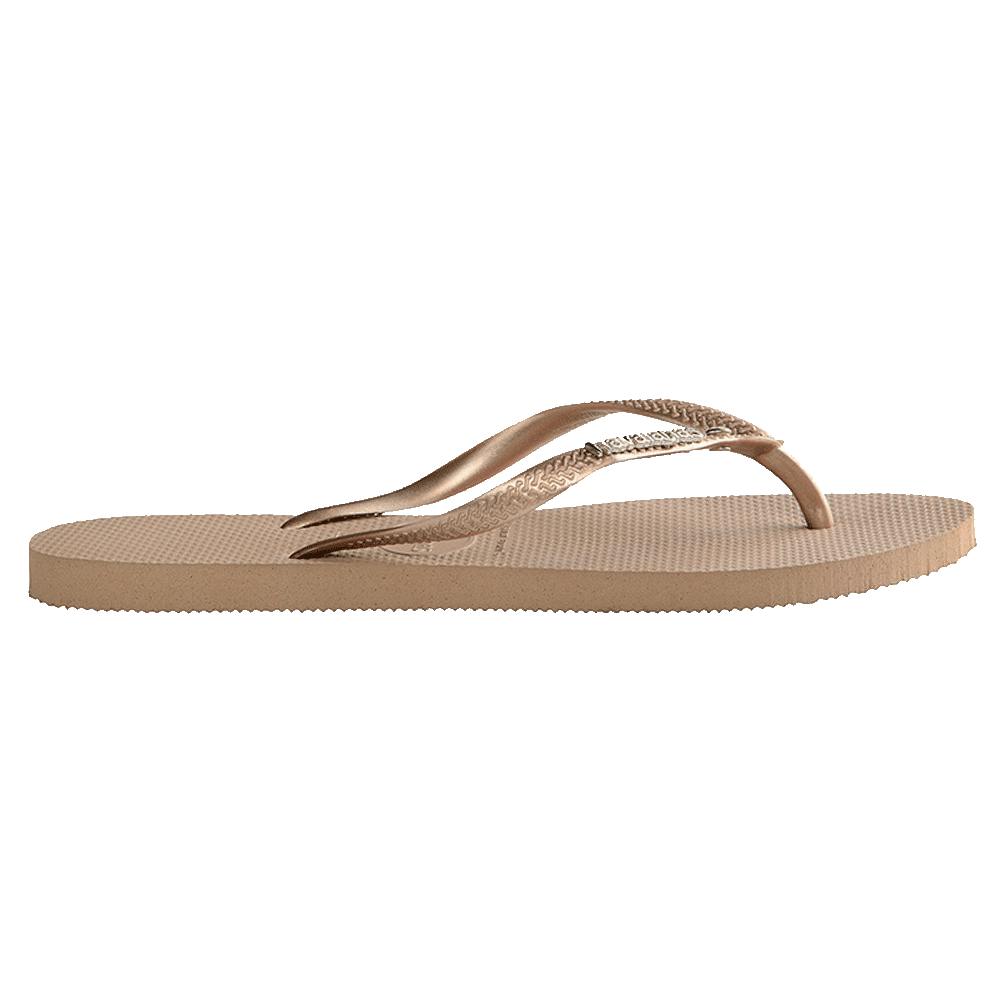 Slim Metal Logo Crystal Thongs