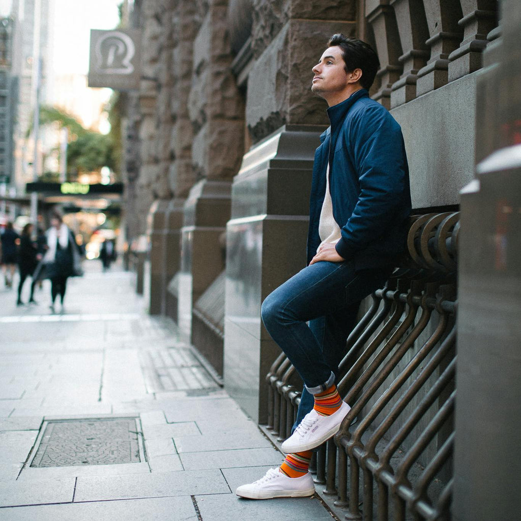 Orange Multi Stripes