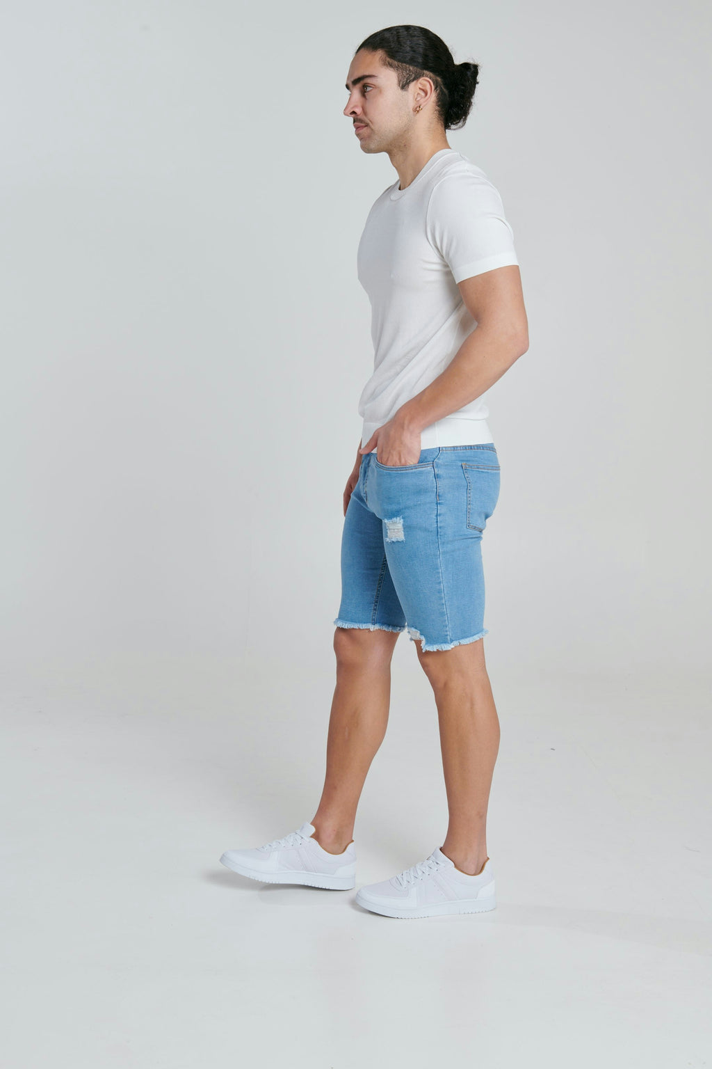 LUTON Short ( Distressed Hem )
