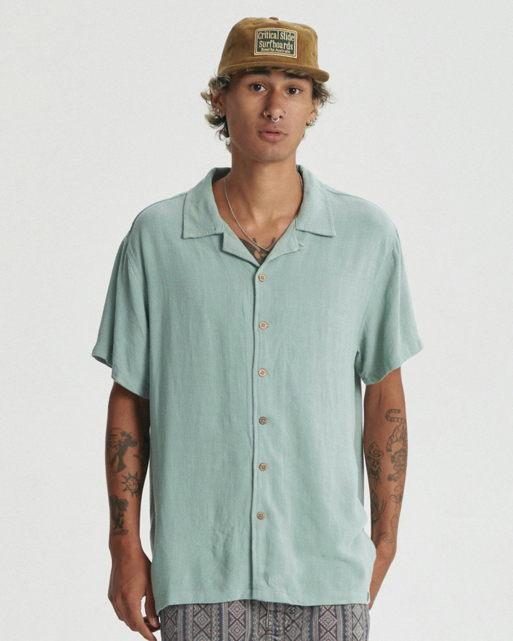 Ernie Resort Shirt - Seagrass
