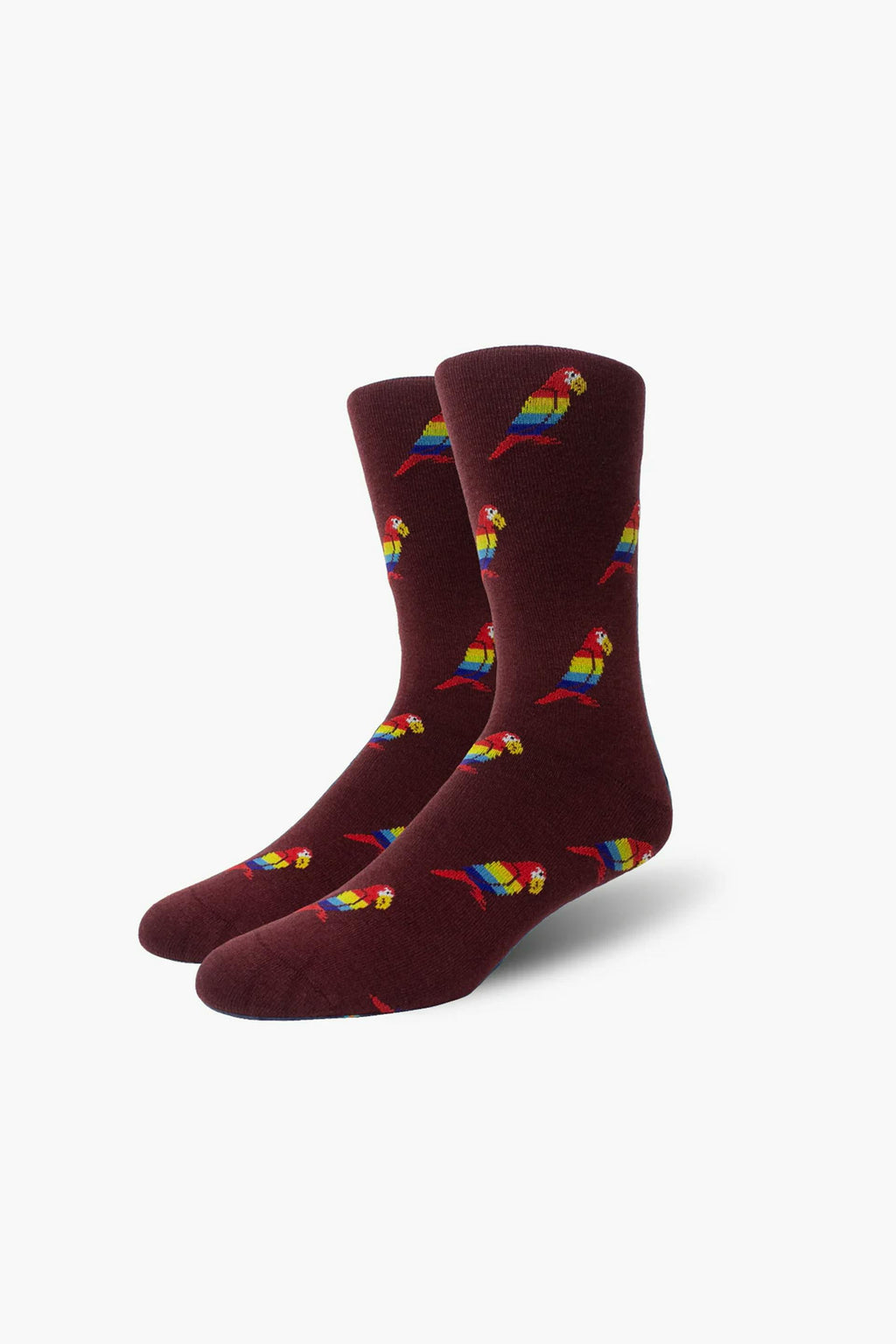 Maroon Tropical Parrots