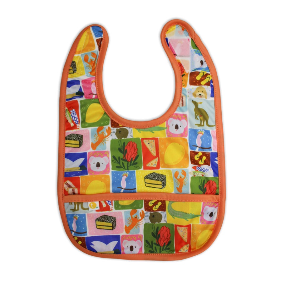 Tyoub x Suki McMaster Baby Bib Stay-dry - Aussie Icons