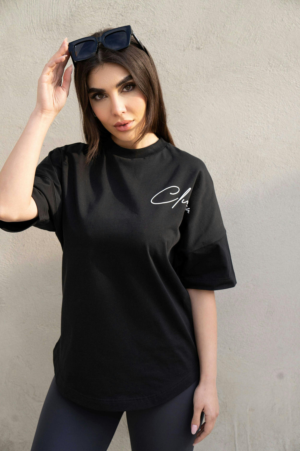 Mens Clubman 'Precision Line' T- Shirt Black