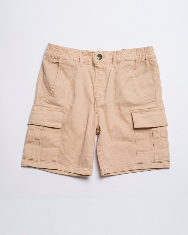 Cargo Elastic Waist Stretch Short - Youth
