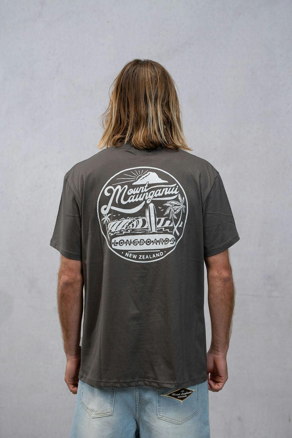 Mount Retro Tee - Storm