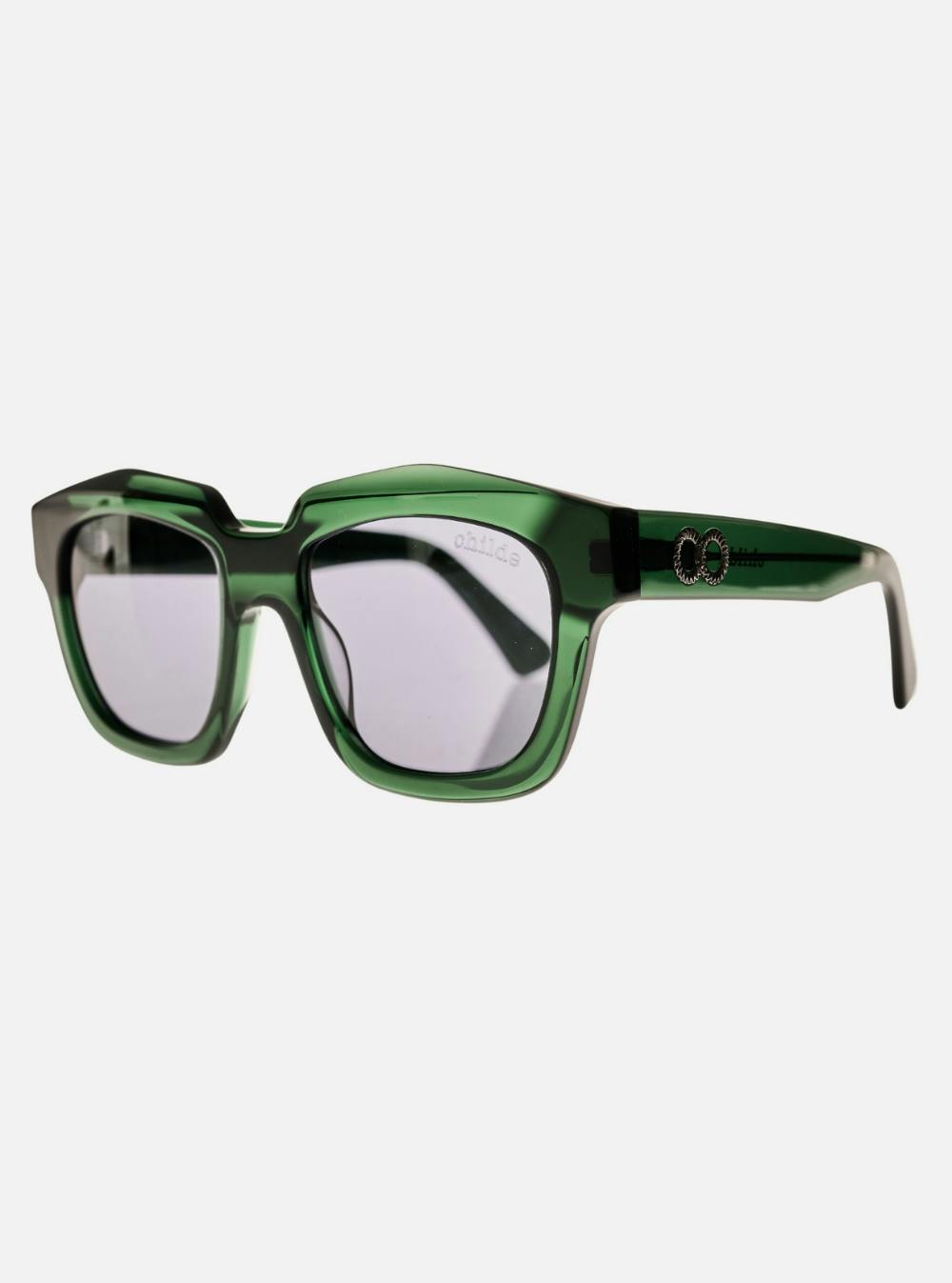 VIVID Bio-Acetate Translucent Moss Green | Grey Bio Lens