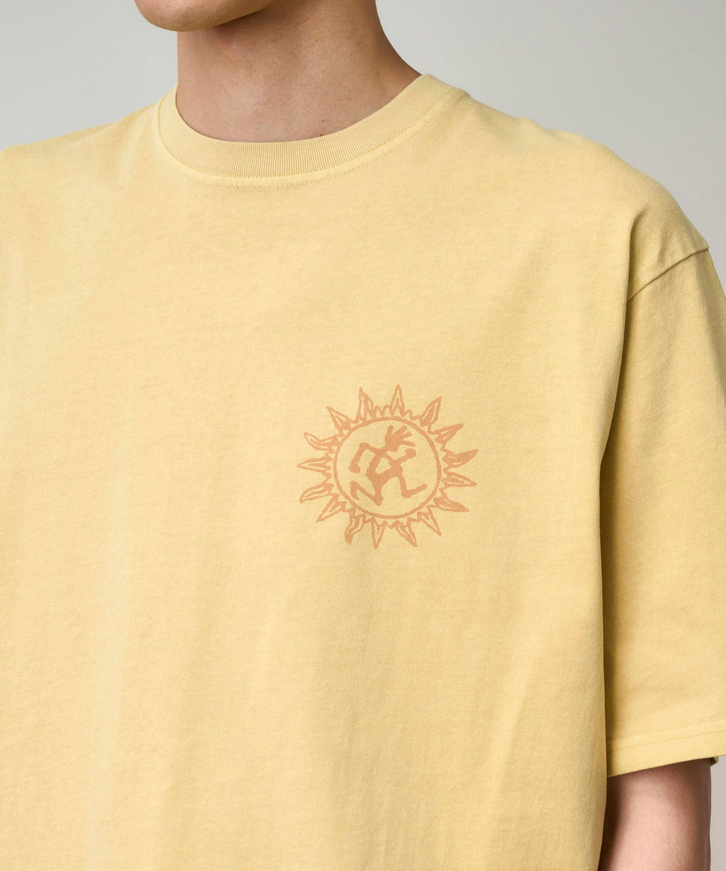 Gramicci Sun Tee in Mustard Pigment