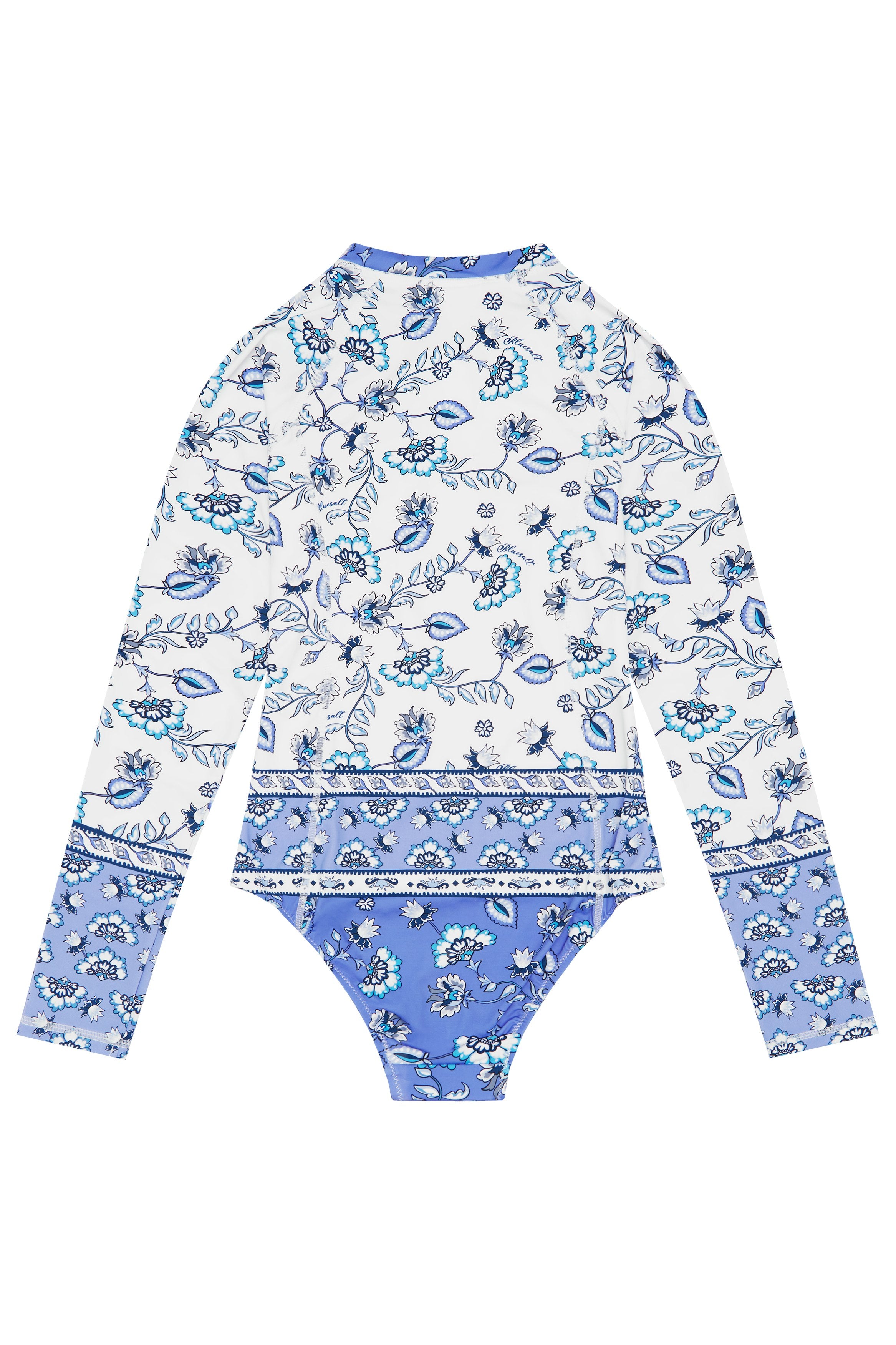 Boho Print One Piece Surf Swimsuit