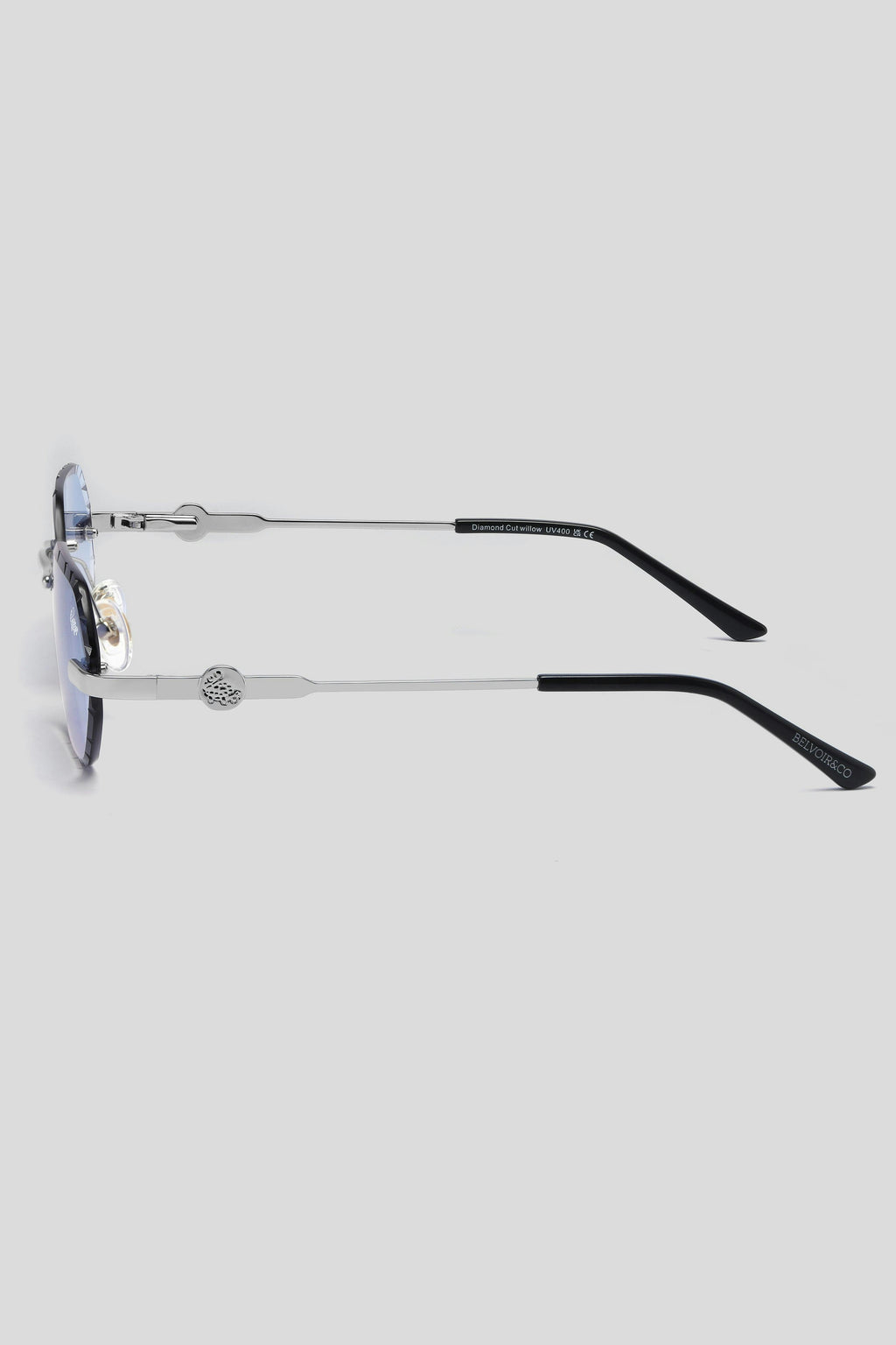 Diamond Cut Willow Blue | Silver