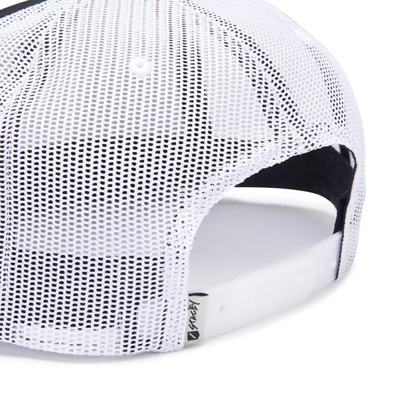 BIG PATCH TRUCKER - BLACK / WHITE