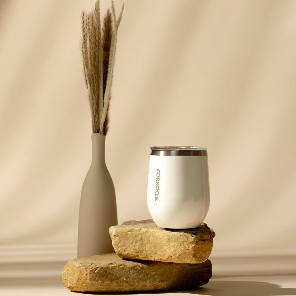 Corkcicle Stemless - 355ml Walnut Wood