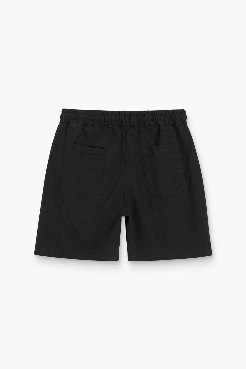 OAS Porto Linen Short in Black