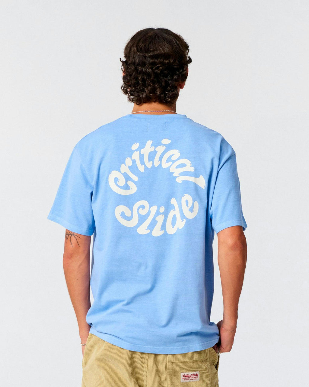 Spiral Tee - Powder Blue