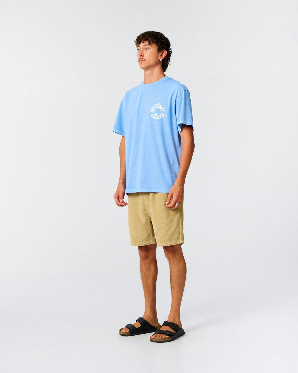 Spiral Tee - Powder Blue