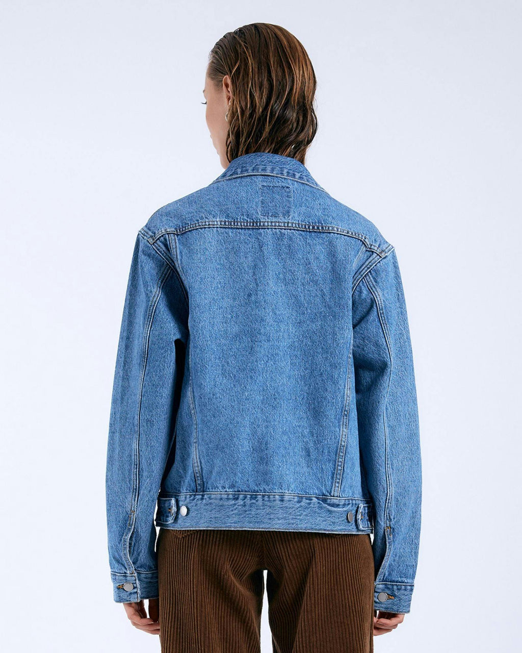 Joey Trucker Jacket - Stream Sky Retro