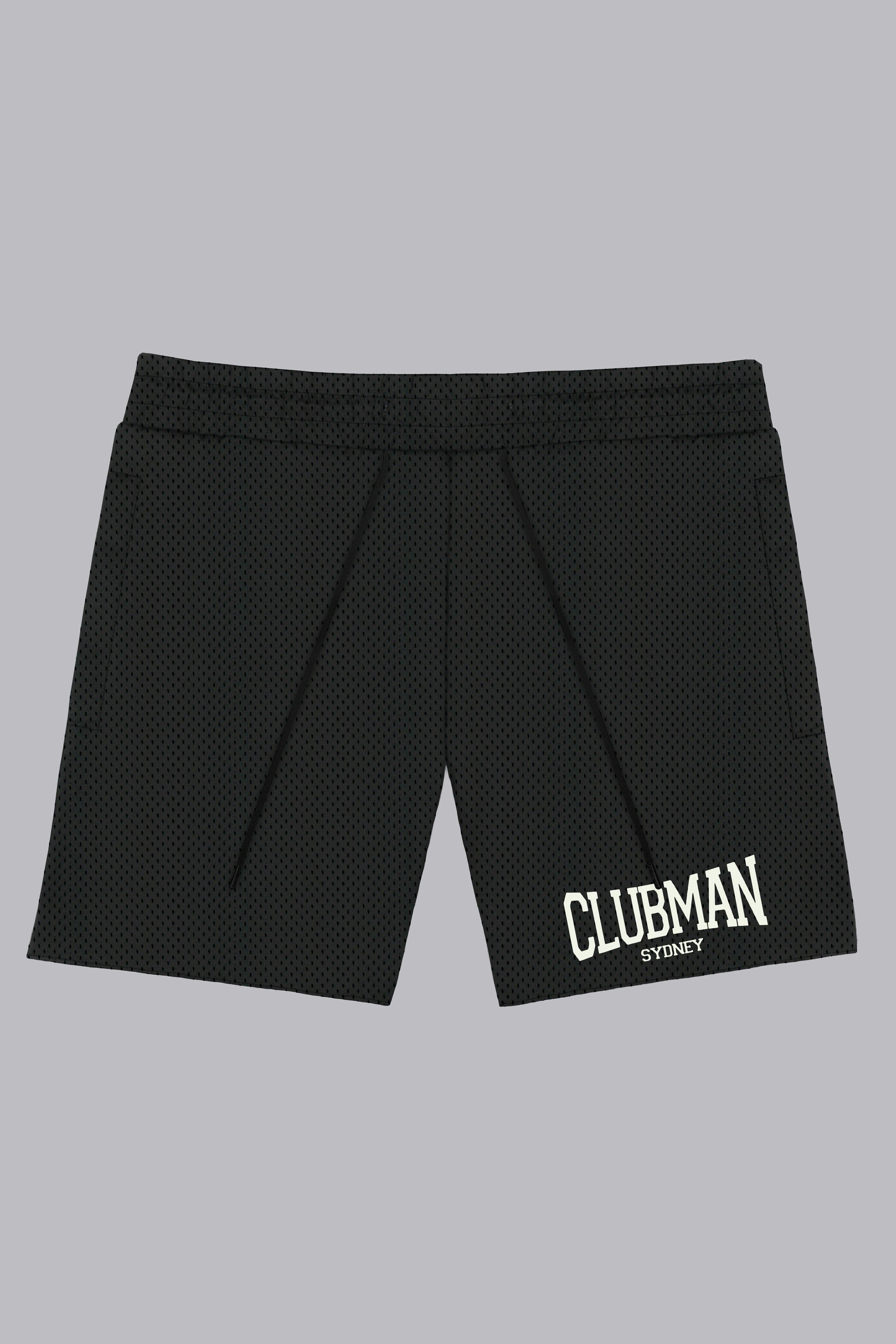 Clubman "STORM" Shorts – Black/Blue