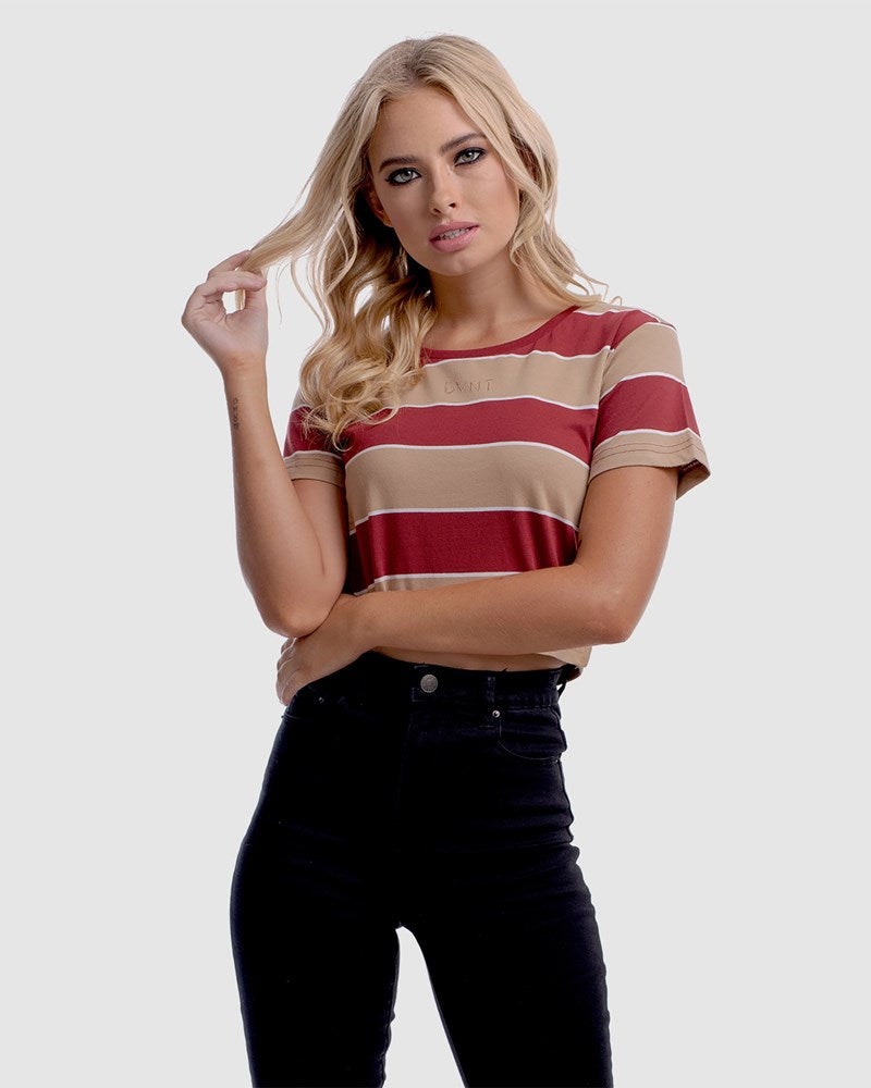 Read Between Crop Top