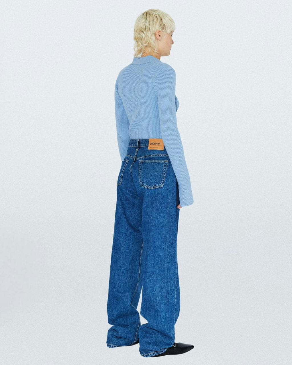 Hill Low Relaxed Jeans - Haze Mid Retro Crease