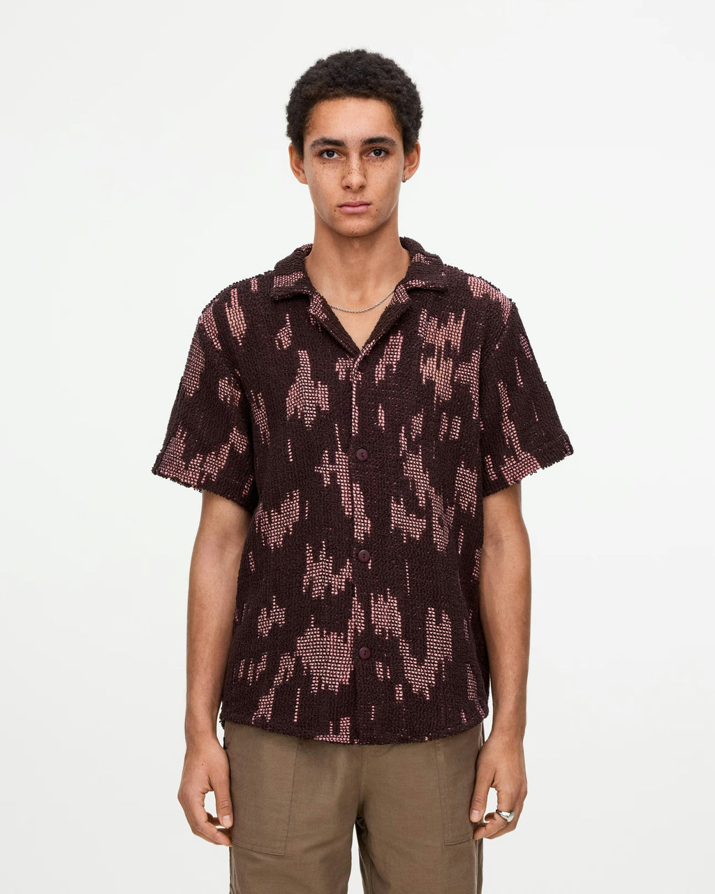 OAS Brink Cuba Crochet Shirt
