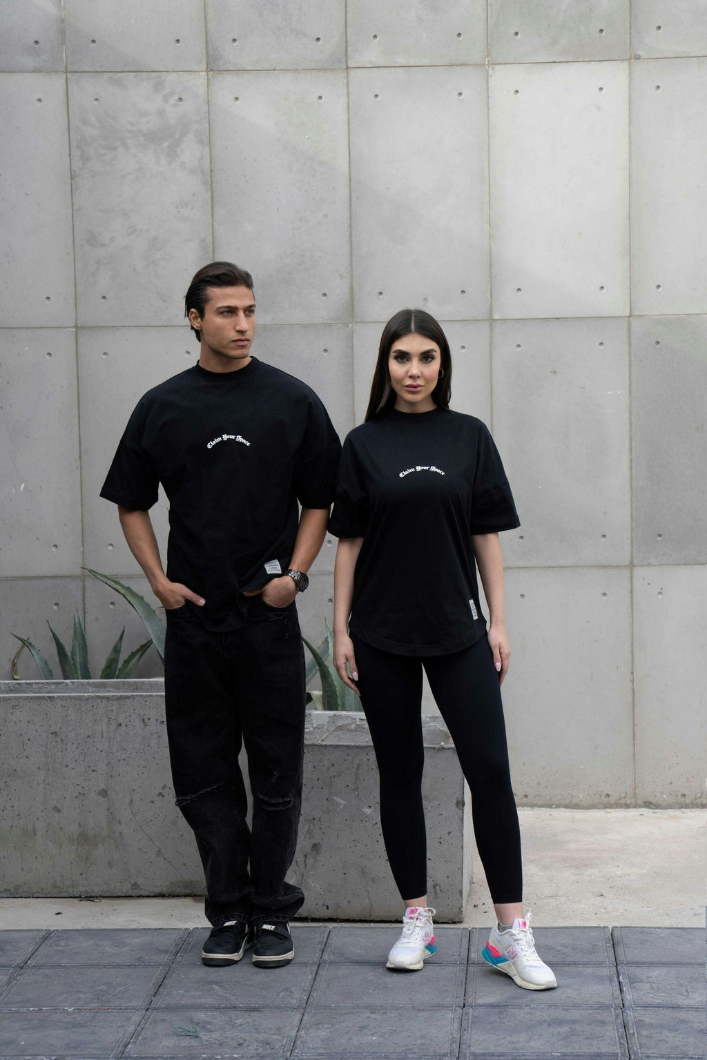 Clubman "CHROME" Tee - Black/White