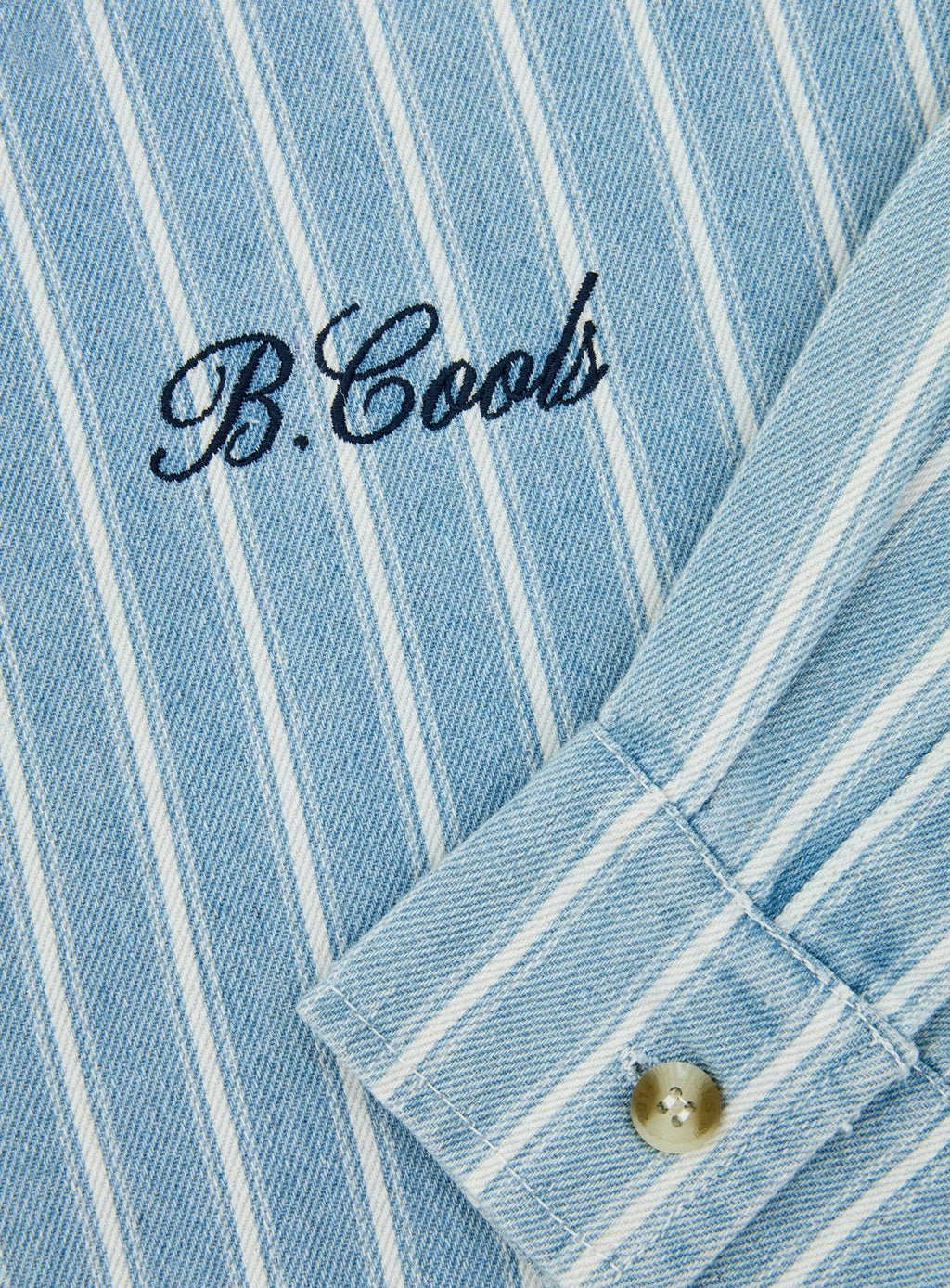 Crop LS Shirt Blue