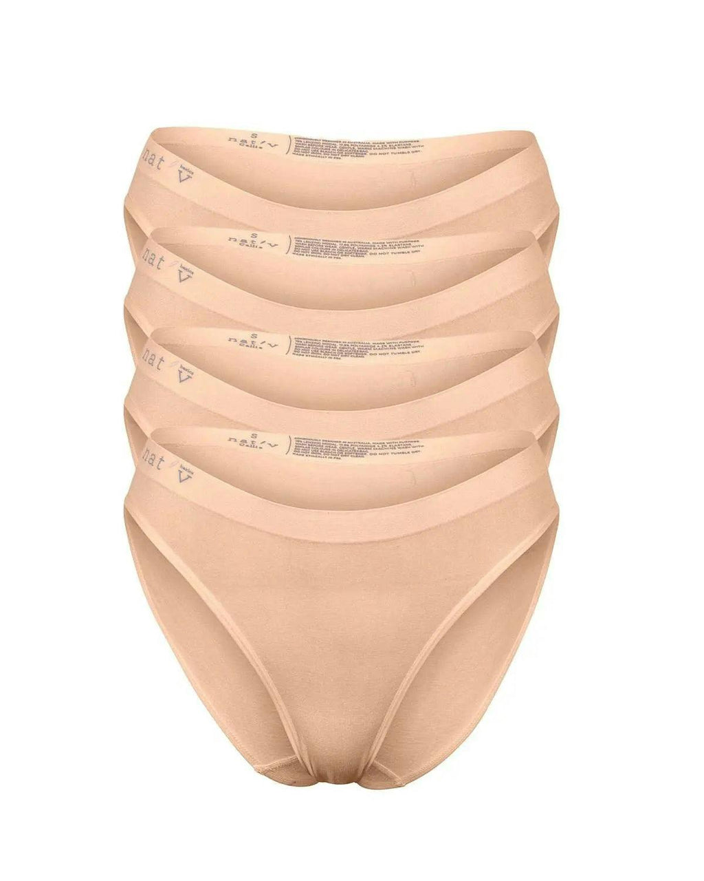 Callie Modal Bikini Brief Underwear 4 Pack - Bone