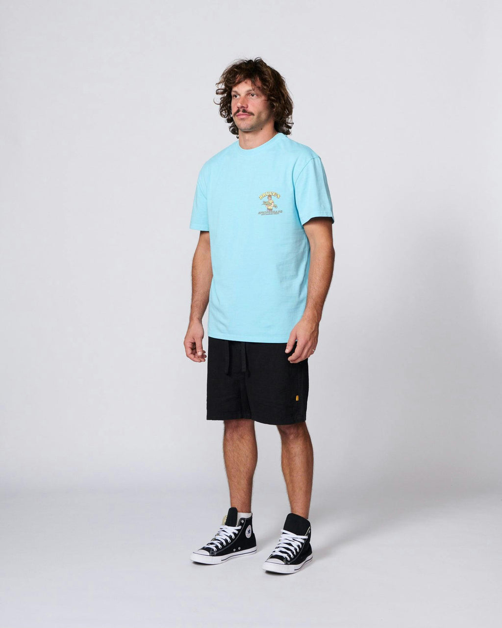 Spring Beans Tee - Aquatic
