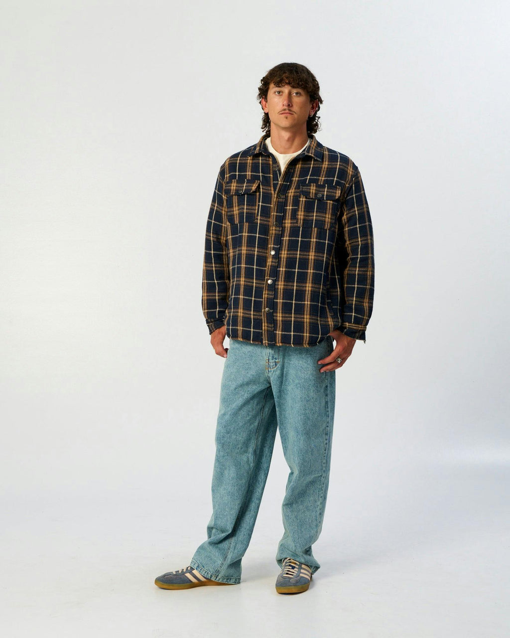 Ranger Check Jacket - Blue