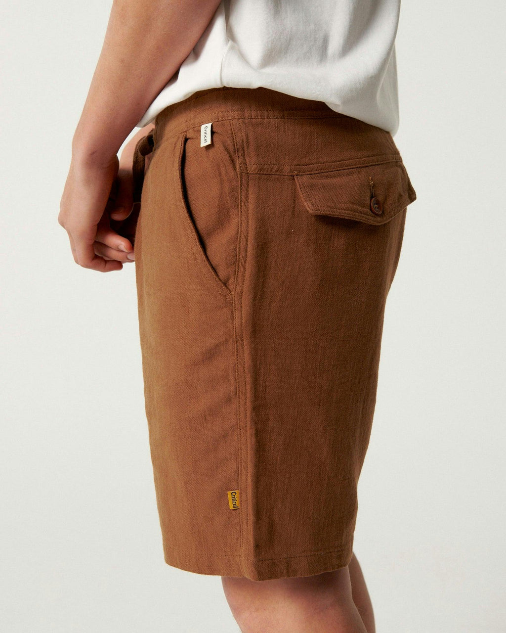Cruiser Linen Short - Tobacco
