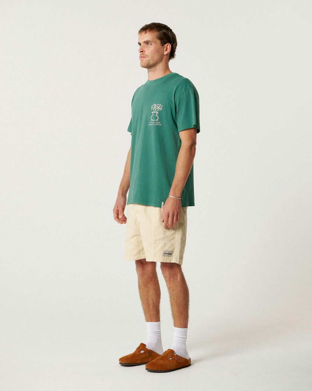 Daisy Tee - Dusty Green