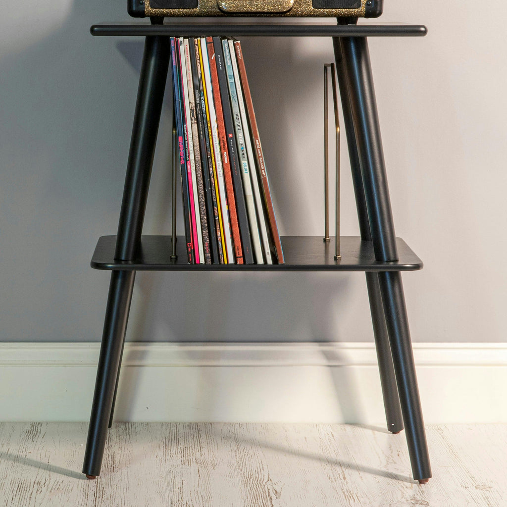 Crosley Voyager Bluetooth Portable Turntable + Crosley Turntable Stand Bundle - Sage