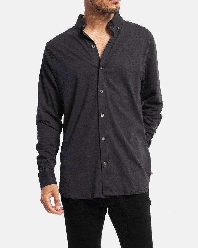 Long Sleeve Jersey Dress Shirt