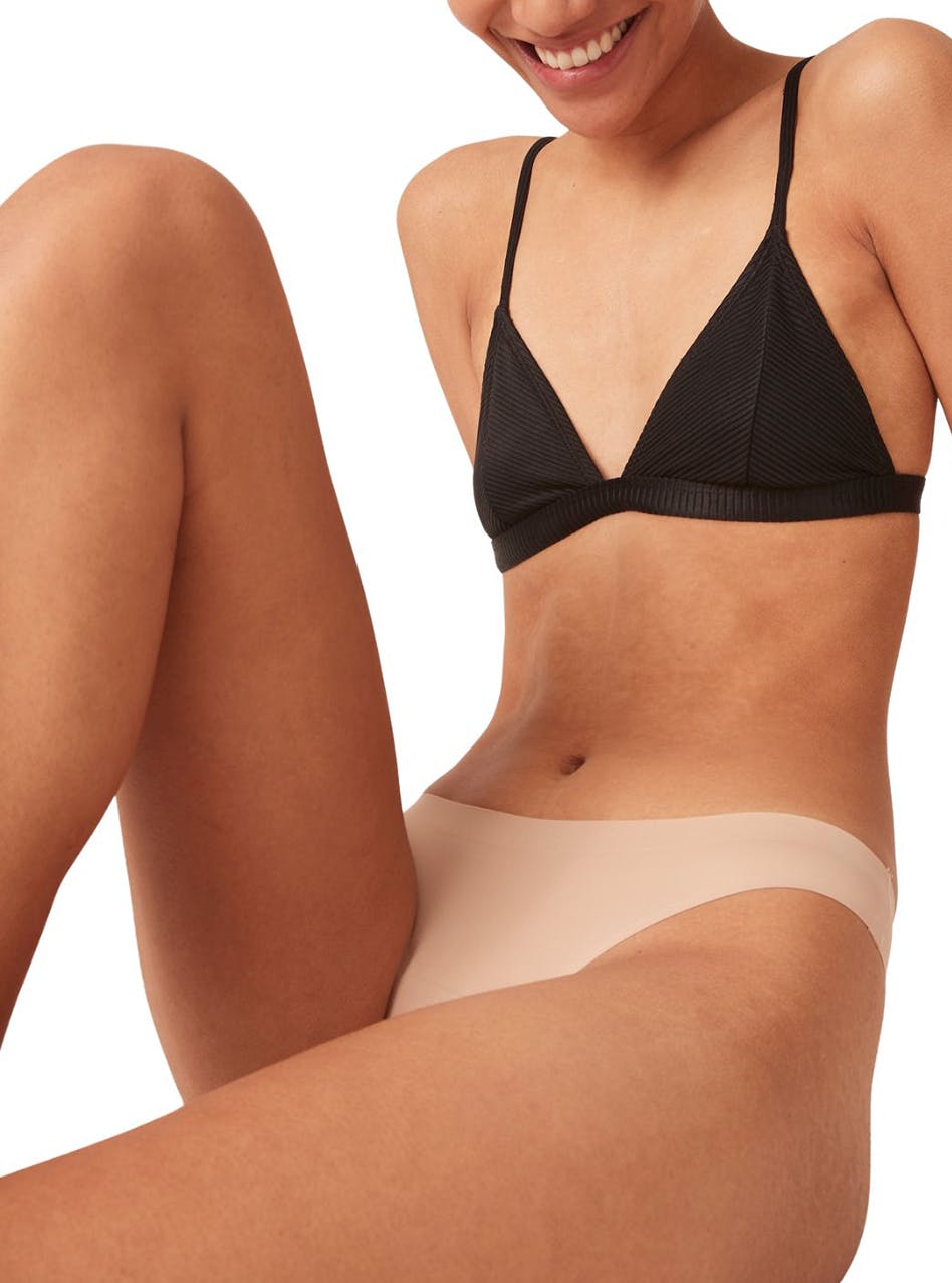 Seamfree Period Underwear Thong Light Absorbency 3Pack Cashew Cashew