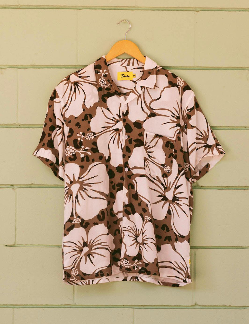 Hibiscus Leopard Buttonup