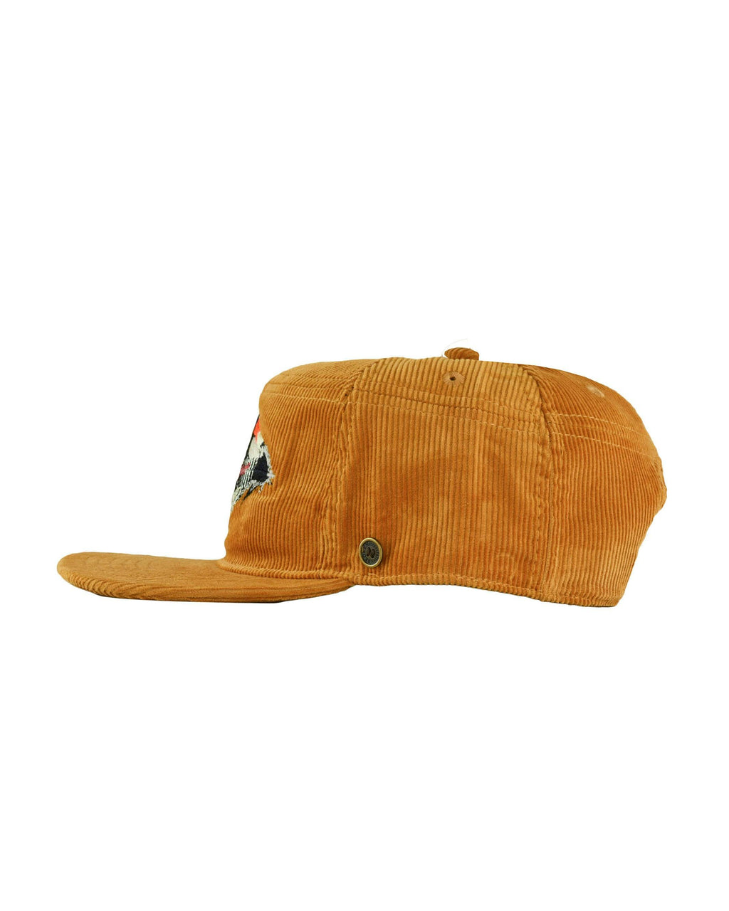The Stash Cap – Cockatoo Feathers – Mustard Corduroy
