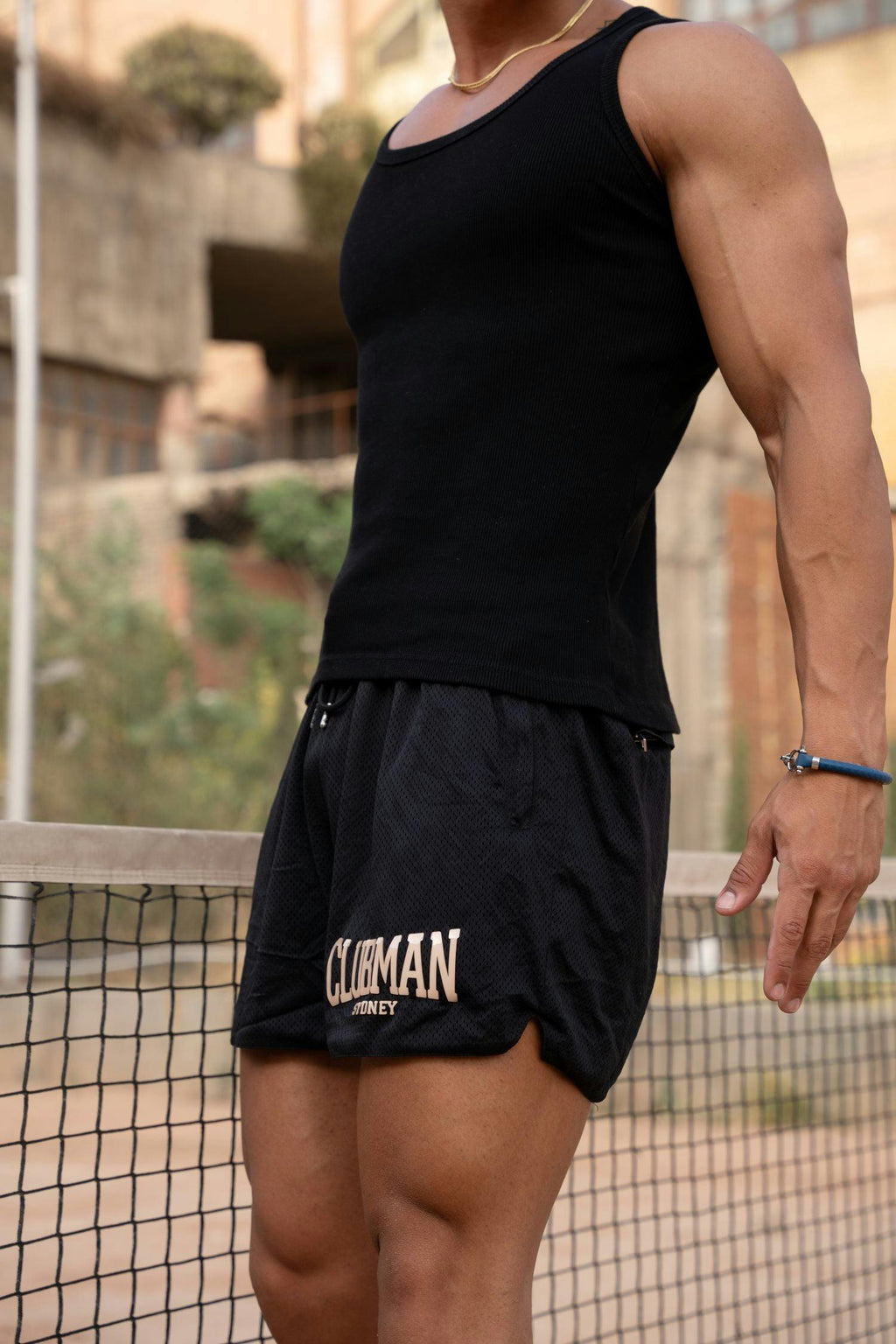 Clubman "STORM" Shorts – Black/Blue