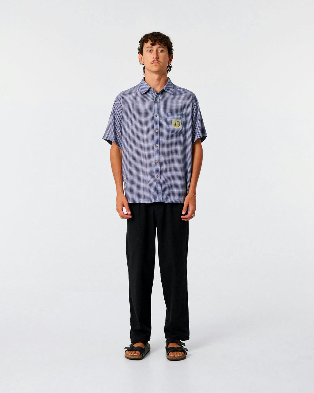 Wingnut Short Sleeve Shirt - Worker Blue