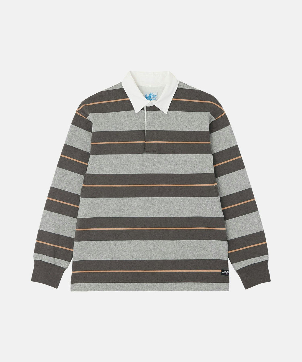 Gramicci Langdon Rugby Shirt in Hunter Grey