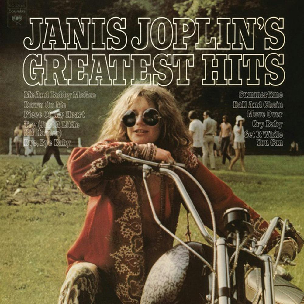 Crosley Record Storage Crate Janis Joplin Janis Joplin's Greatest Hits Vinyl Album Bundle