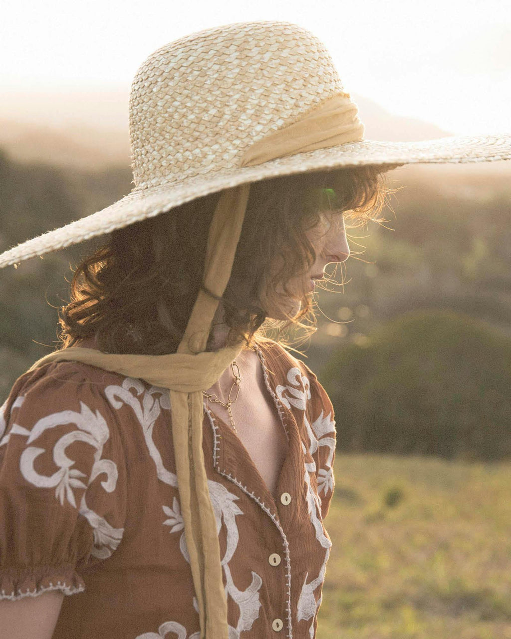 The Meadow Straw Hat – Gold