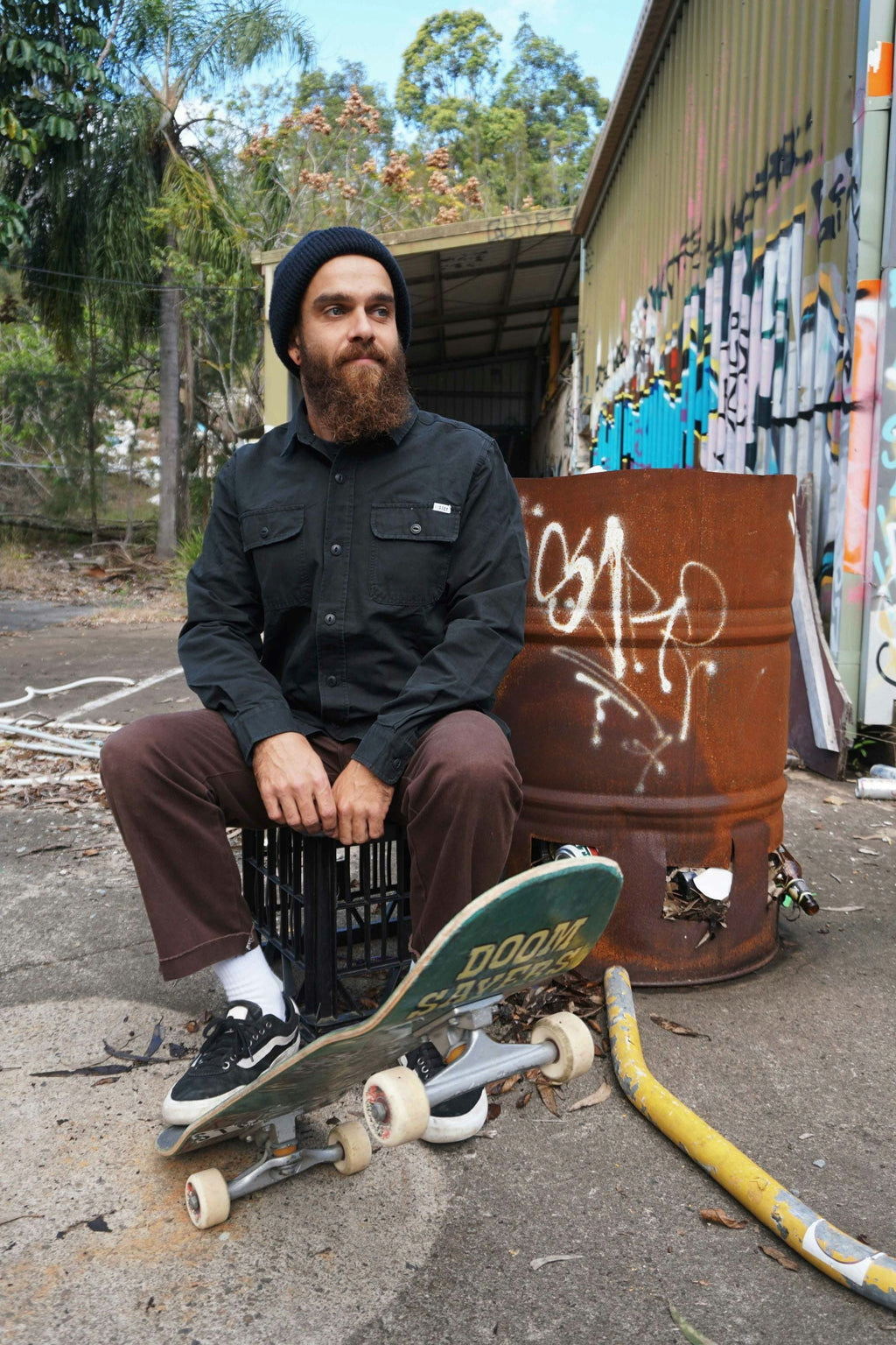 WORKMAN SHIRT / BLACK