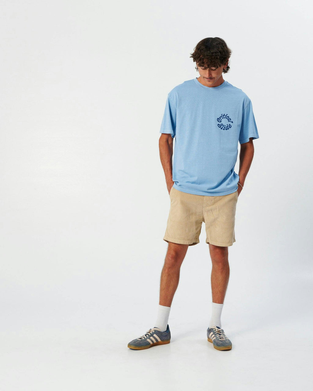 Critical Spiral Tee - Powder Blue