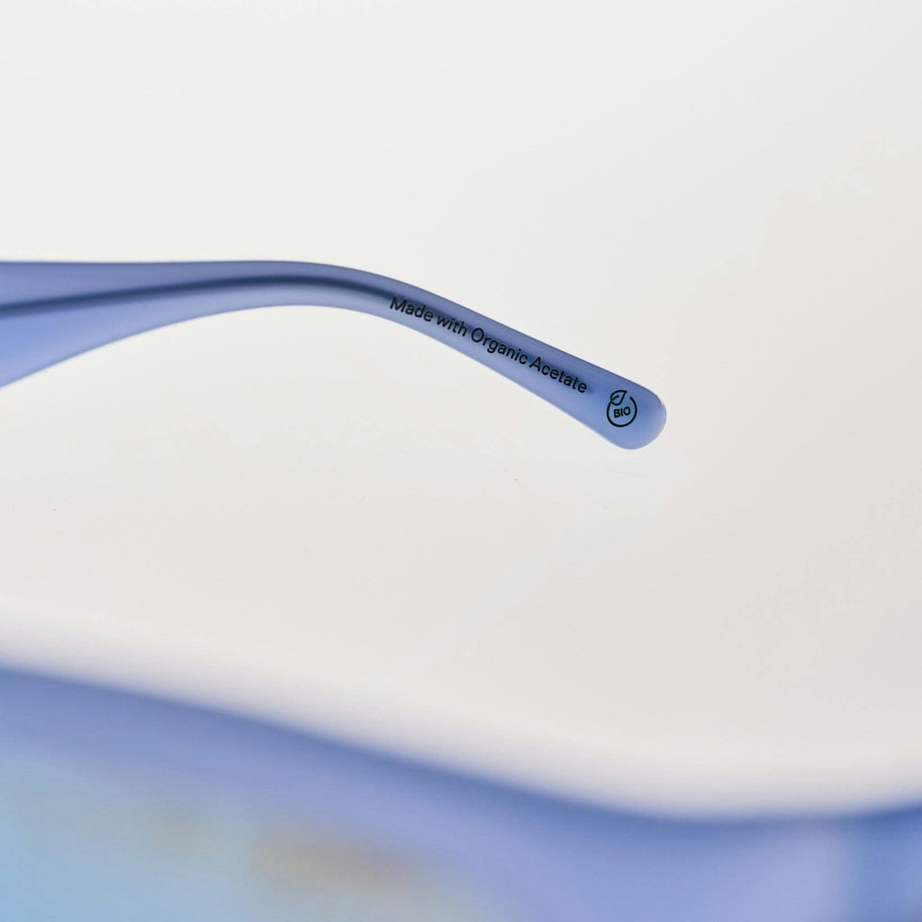 TOMB Pearl Sky Blue | Grey Polarised Blue Chrome Mirror Bio Lens