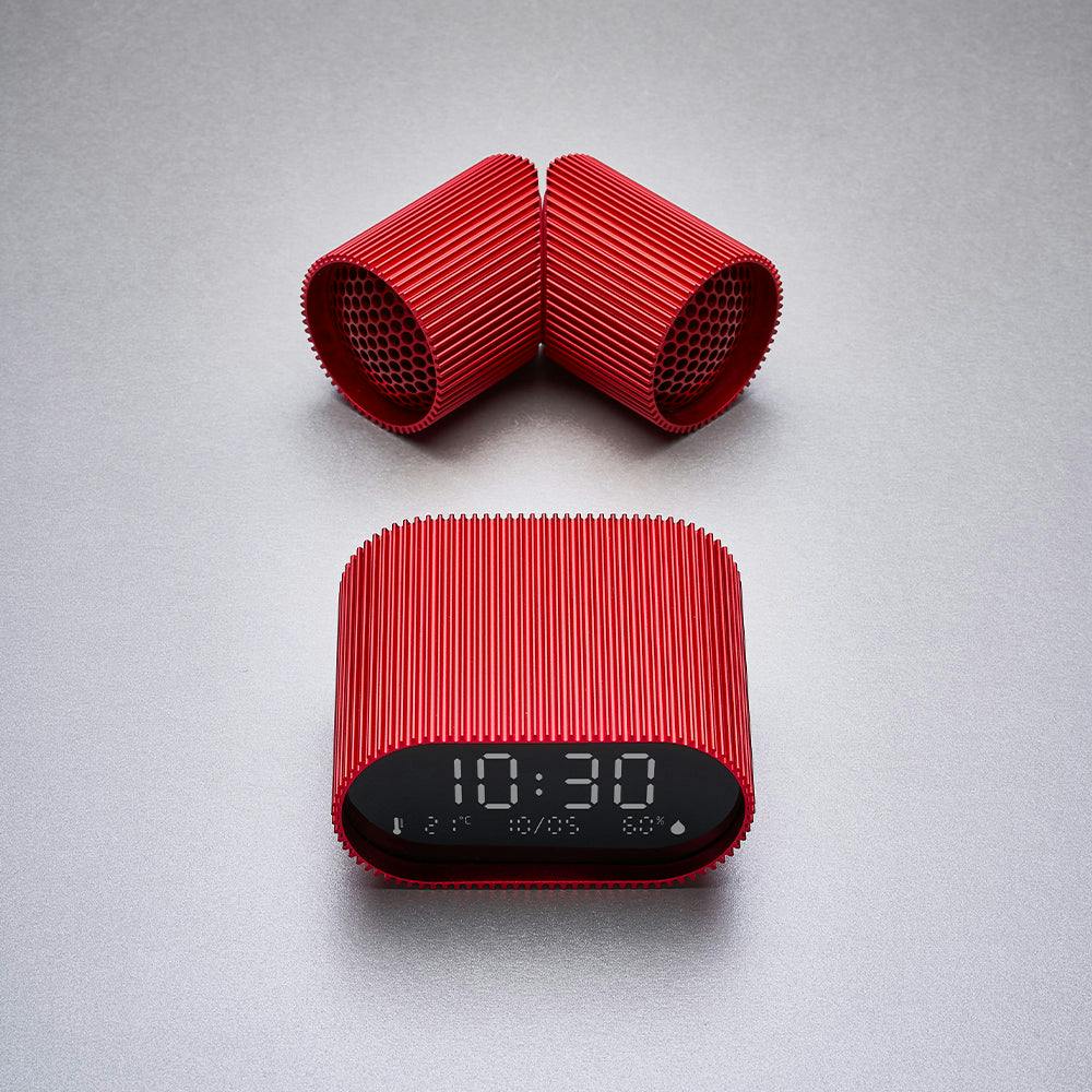 Lexon Ray Set Of Magnetic Bluetooth Speakers - Red