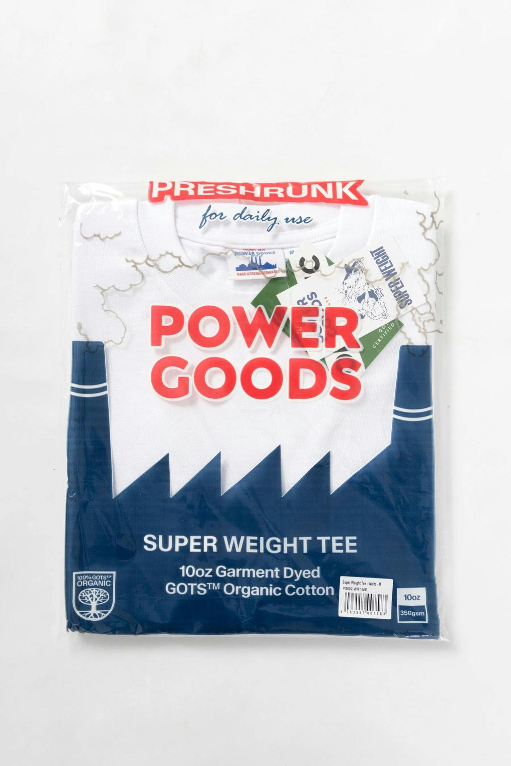 Power Goods Super Weight Tee in White